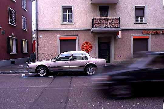 the street