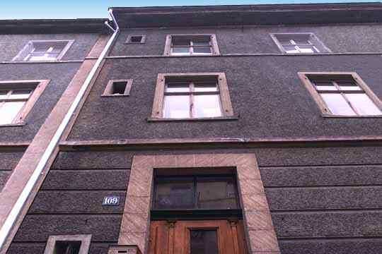 you look up the house